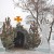 Снежный вертеп с ледяными фигурами месяц строили в Томске