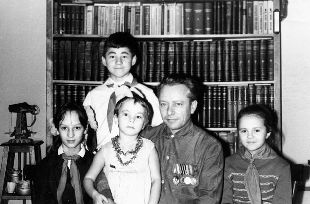 Пионеры в гостях у ветерана, Томск-7, 1966 год
