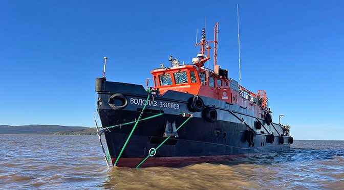 Суда класса «Водолаз Зюляев» используются для подводно-технических работ на глубине до 60 метров.